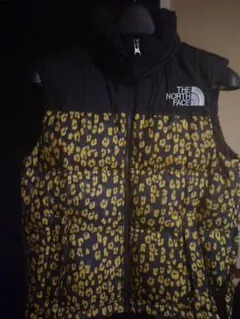THE NORTH FACE ヒョウ柄ダウンベストヌプシ　 週末お値下げ最終価格