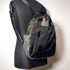 ラシット リュック 小型 クレイジーパターン マルチカラー 日本製 総柄