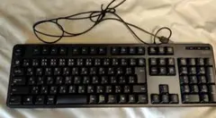 ELECOM 有線キーボード TK FCM104 BK 本体