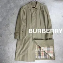 バーバリー　ロンドン ノバチェック バルマカーン コート　ウールライナー