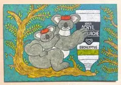 《原画》ユーカリみーつけた/ポストカードサイズ