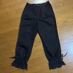 専用 axes femme 裾レース パンツ 黒 M
