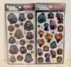 うるちゅるポップシール 初音ミク 2種セット 正規品 ボンボンドロップシール