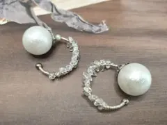 【公式フープ】両剣水晶 さとう式イヤーカフ