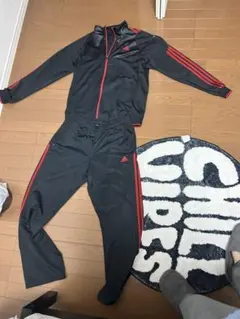DIESEL ブラック ジャージ上下セット Diesel ジャージ上下セット ブラック/レッド - メルカリ