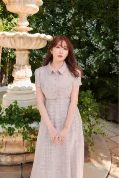 Annecy Belted Dress misty pink Sサイズ - メルカリ