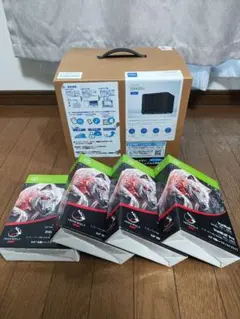 Synology NASキット＋Seagate NAS専用ハードディスクドライブ