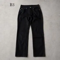 B3 ビースリー ブラックスキニーデニム 34 黒のサムネイル