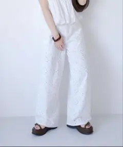 Kastane カットアウトツイルパンツ サイズ0 - メルカリ
