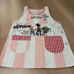 美品▼Disney PIXAR☆TOY STORY エプロン 保育士のサムネイル