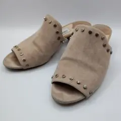 JIMMY CHOO ジミーチュウ スエード スタッズ ミュール サンダル 35