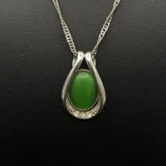 vintage ／キャッツアイネックレス Sterlingsilver 925 - メルカリ