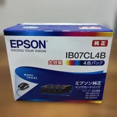 EPSON純正インクカートリッジ IB07CL4B 大容量 4色パック - メルカリ