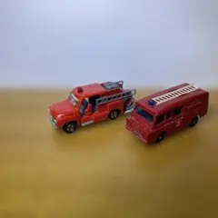 MATCHBOX ・トミカ 消防車 2台セット