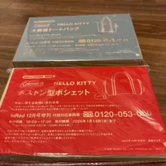 インレッド12月号付録Coleman × HELLO KITTY バックセット