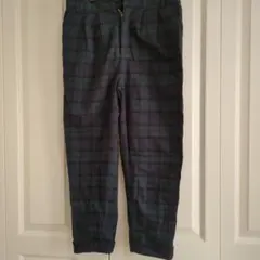 チェック柄カジュアルパンツ