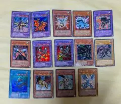 遊戯王OCG モンスターカードセット 14枚（風、闇、光、地）