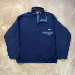 90s Patagonia スナップT オールネイビー メキシコ製 2000年製