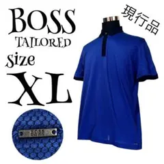 【TAILORED】【XL】HUGO BOSS ポロシャツ プレートネーム