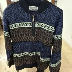 courmayeur ハーフジップ ニット セーター
