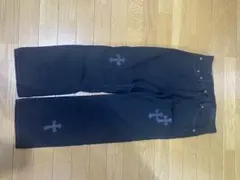 Levi's 505 クロスパッチ デニムパンツ ブラックのサムネイル