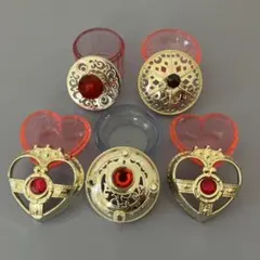 美少女戦士セーラームーン　アンティークジュエリーケース5個セット