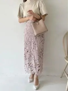 fifth レースタイトロングスカート Sサイズ