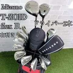 初心者オススメ Mizuno T-ZOID メンズゴルフクラブ豪華12本セット