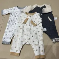 UNIQLO ベビー服 ロンパース 70cm 3枚セット