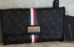 ★祝日限定価格★ロゴ総柄&フラッグストライプ　トミーヒルフィガー長財布　新品