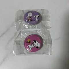 スヌーピー 缶バッジ 2個セット くら寿司