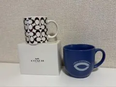 COACH マグカップと中央大学マグカップセット 記念品