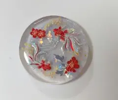 「1274」レジンヘアゴム　ポニーフック　ブローチ　マグネット　金魚