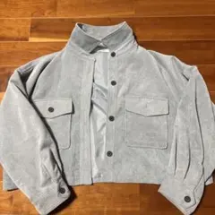 JEANASIS コーデュロイジャケット グレー