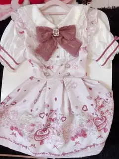 LIZLISA Many Hearts Afternoontea柄セットアップ