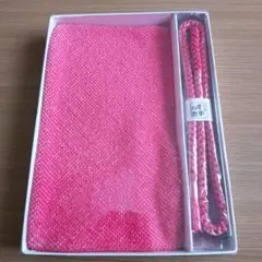 ✿【新品未使用品】着物【すずのき】 帯揚げ　帯締めセット　絞り (濃いピンク色)