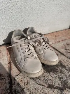 COACH ホワイトレザー スニーカー レディース