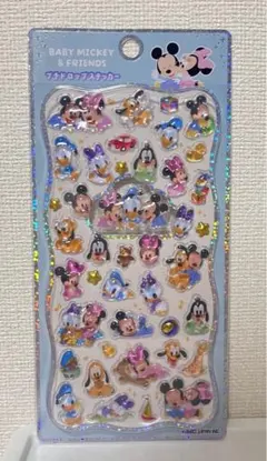 正規品 ディズニー ベビーミッキー＆フレンズ プチドロ プチドロップステッカー