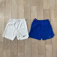 Nike ハーフパンツ 2点セット ホワイト・ブルー