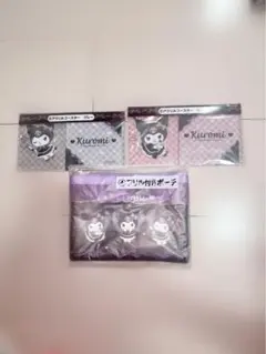 クロミ当たりくじ アクリルコースター フリル付きポーチ