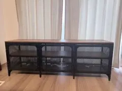 大阪引取で値引き】RIANテレビボード/テレビ台 幅140cm ウォールナット