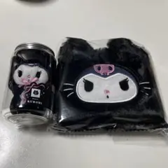 クロミ　ハートブレッド　アンティーク 黒ねこ　ファーポーチ　マスコット ねこねこ