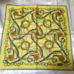 週末お値下げ！CELINE 大判ハンカチ イエロー