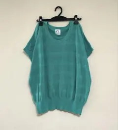 【訳あり】TSUMORI CHISATO（ツモリチサト）サマーニット　グリーンM