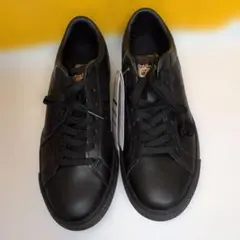 メンズ用ブラックスニーカー　軽量紐つき　Onitsuka Tiger 未使用