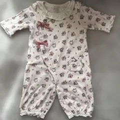 petit main 花柄ロンパース 50 60 70