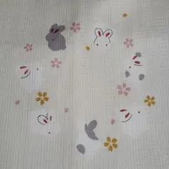 夏帯　うさぎ柄　九寸名古屋帯のサムネイル