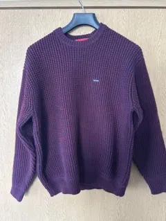 Supreme バーガンディ ニットセーター M