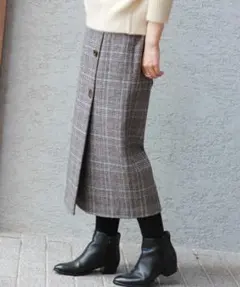 journal standard relume チェック柄タイトスカート