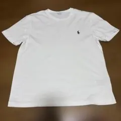 【美品】Polo Ralph Lauren クルーネック　ホワイト Tシャツ M